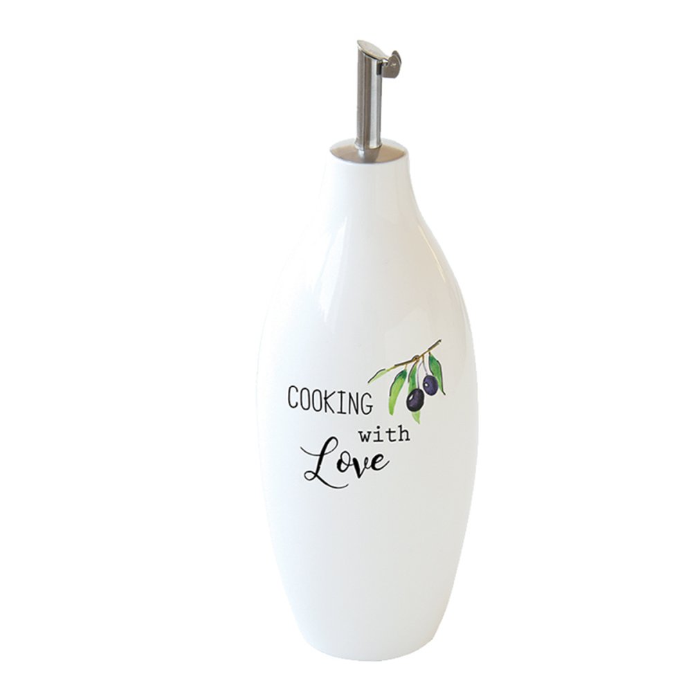 Porzellan-Öl-/Essigflasche 300 ml In Farbbox Küchenelemente