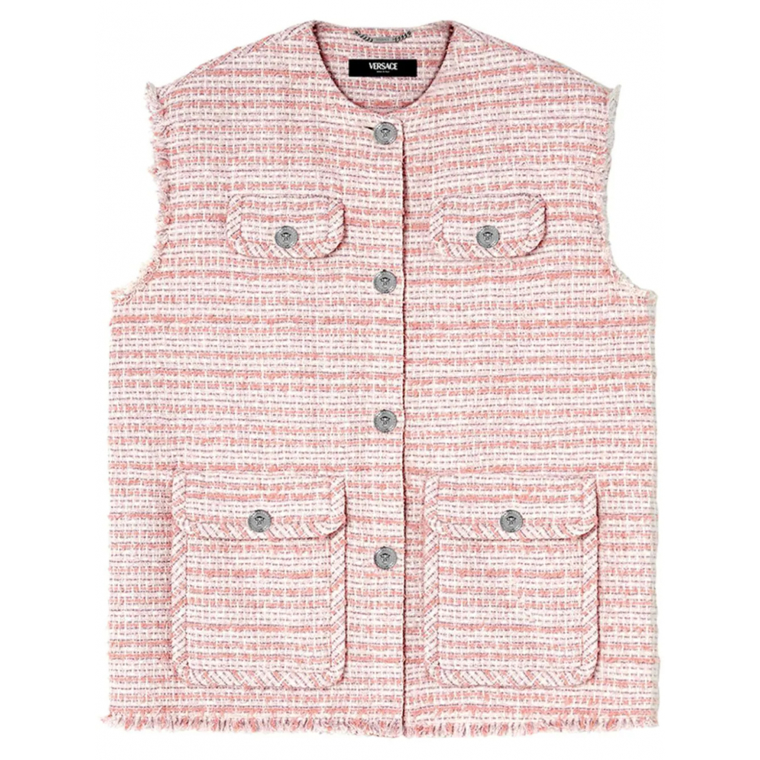 Women's 'Frayed Tweed Waist' Vest