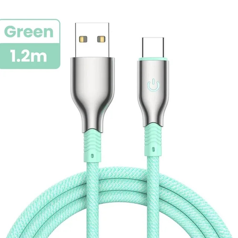USB to USB-C cable 36w
- fast charge - 1.2m - Green