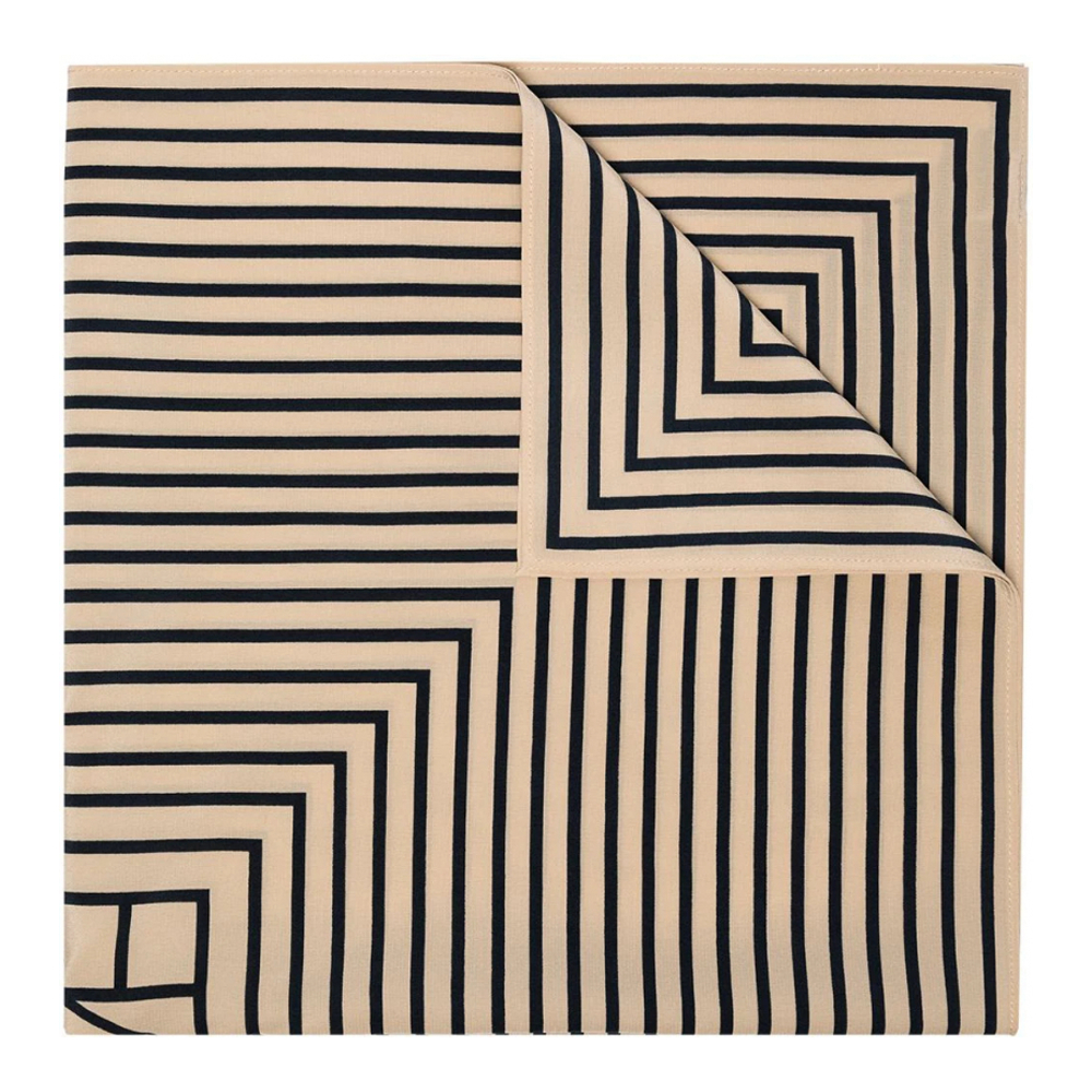 Foulard en soie 'Geometric Monogram Print' pour Femmes