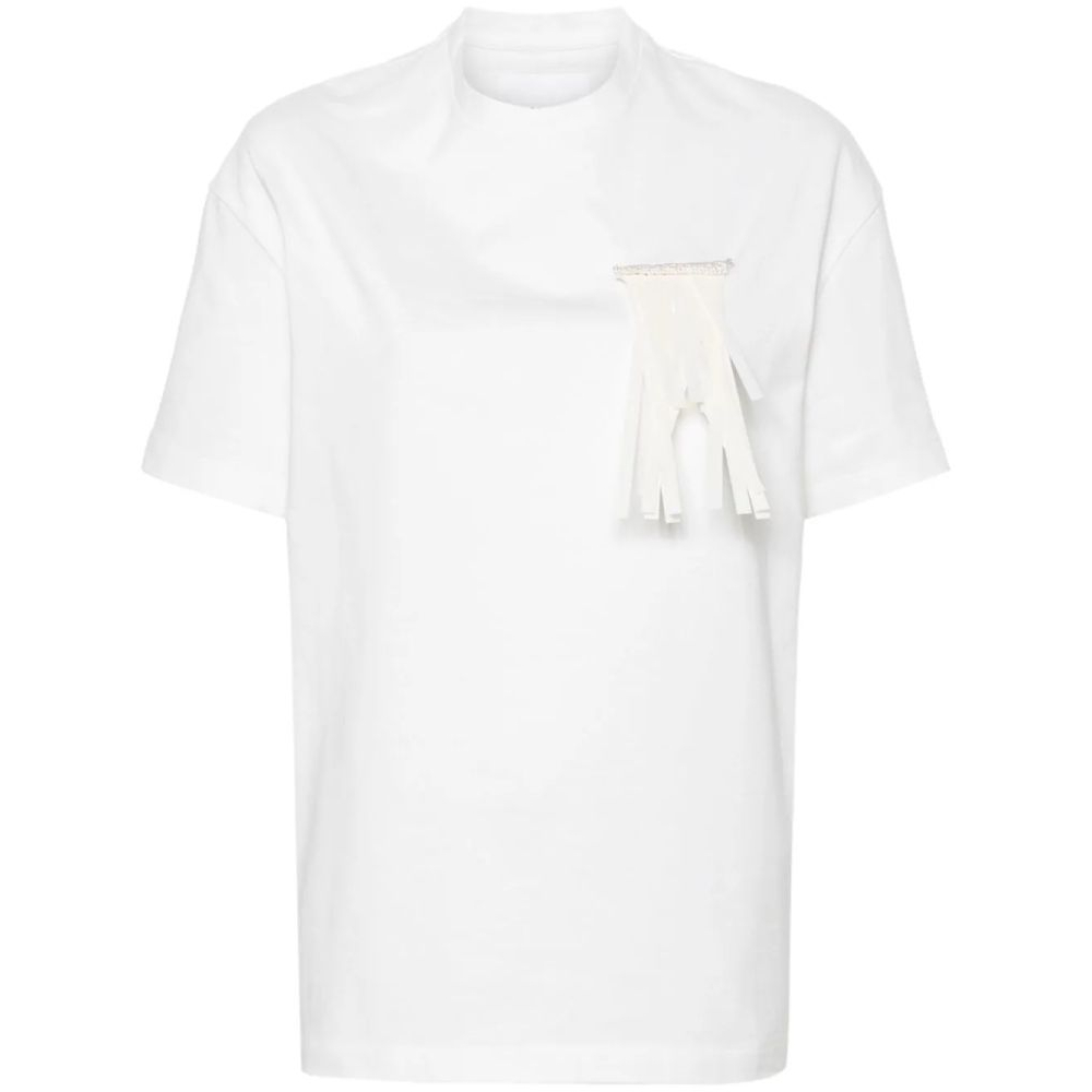 T-shirt 'Brooch-Detailed' pour Femmes