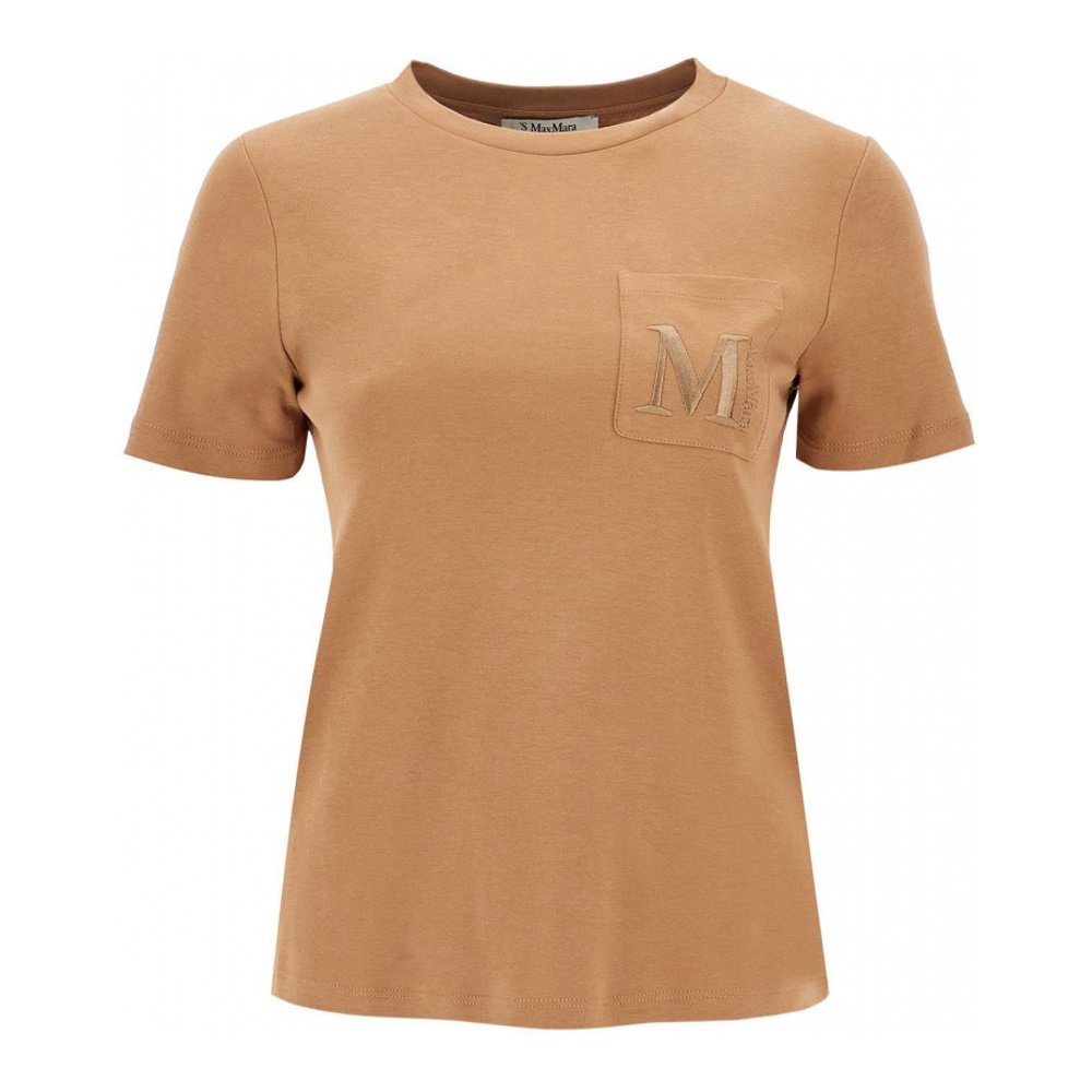 T-shirt 'Madera Embroidered Pocket' pour Femmes