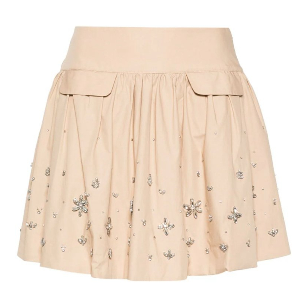 Women's 'Crystal-Embellished' Mini Skirt