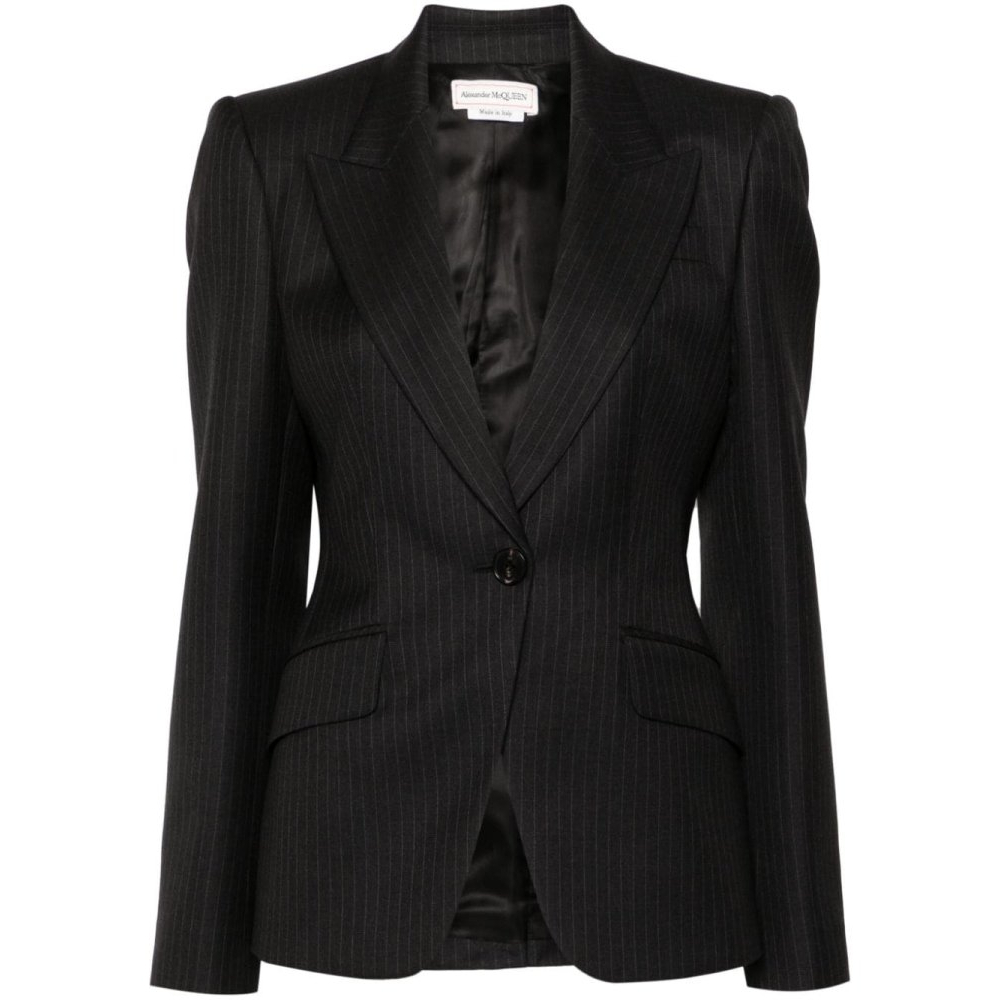 'Pinstriped' Klassischer Blazer für Damen