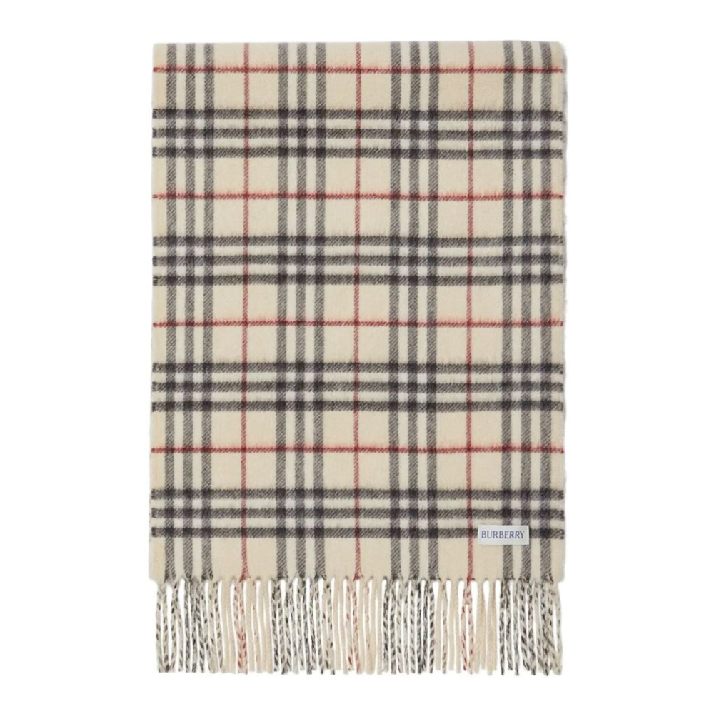 Écharpe en cachemire  'Checked Reversible'