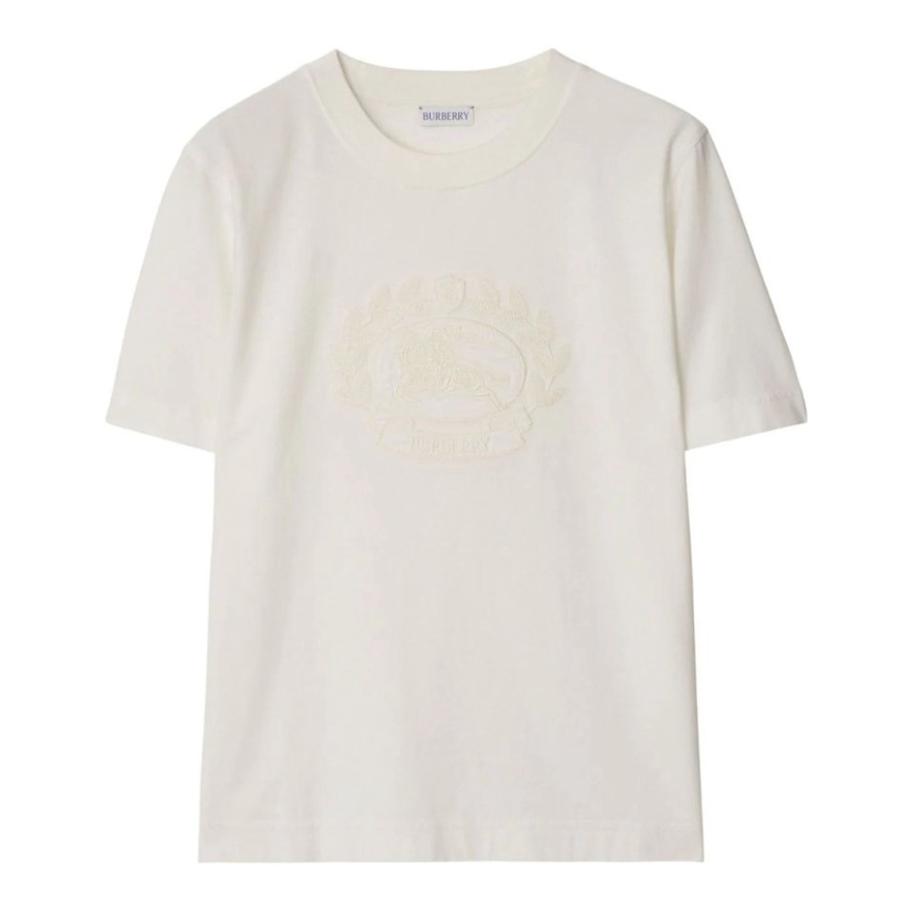 T-shirt 'Logo-Embroidered' pour Femmes