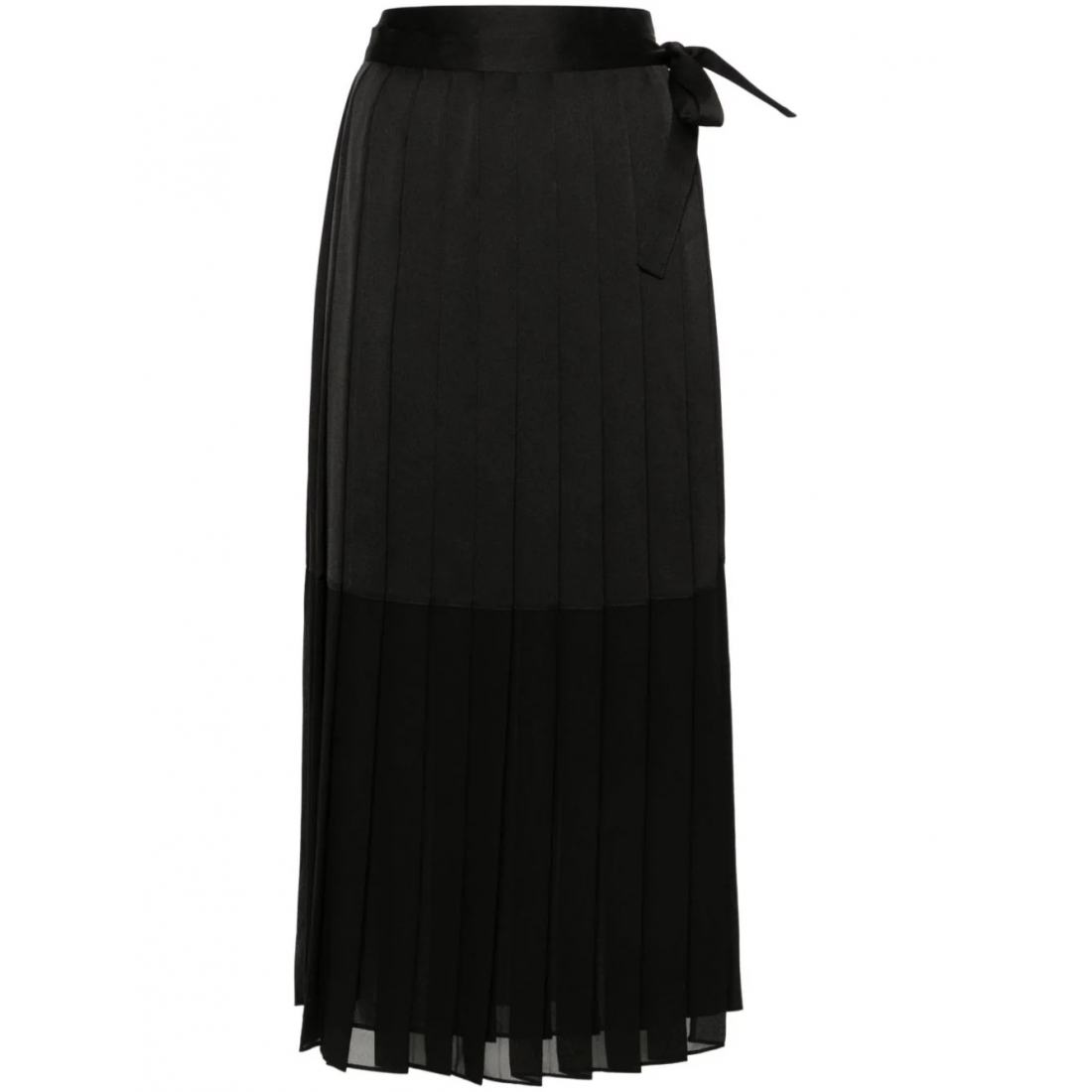 Jupe Midi 'Pleated' pour Femmes