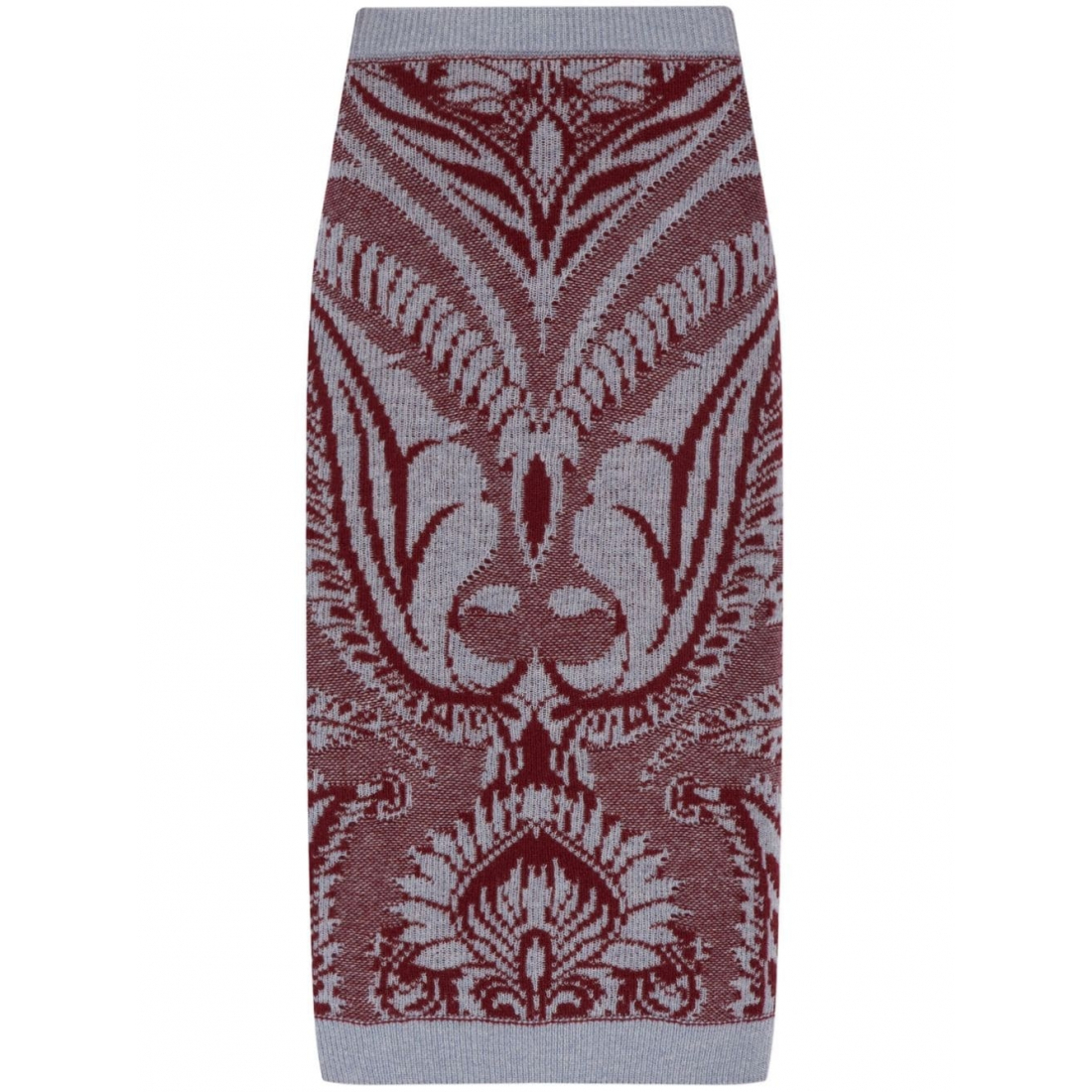 Women's 'Intarsia-Knit' Midi Skirt