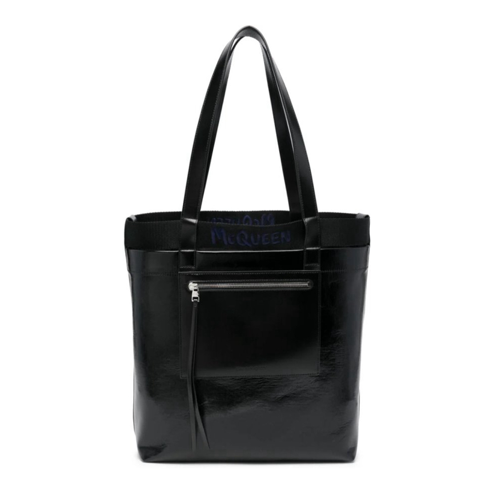 Men's 'Coated-Finish' Shoulder Bag