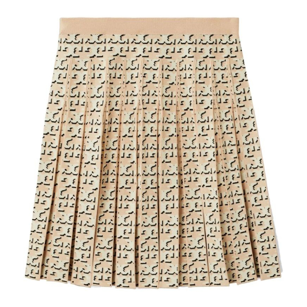 Mini Jupe 'T Monogram Pleated' pour Femmes