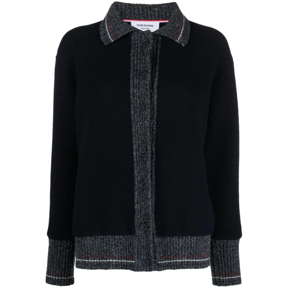 Cardigan 'Speckled-Trim' pour Femmes