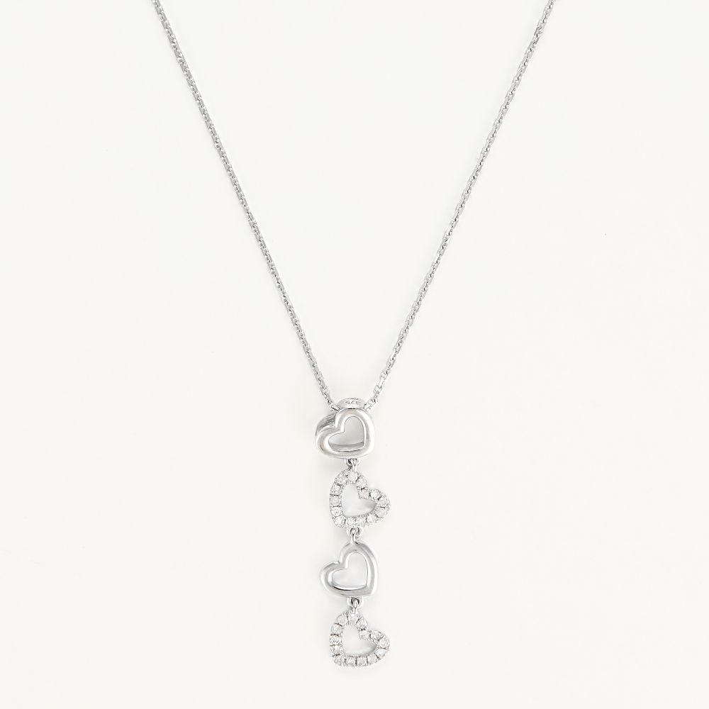 Women's '4 Coeurs' Pendant with chain
