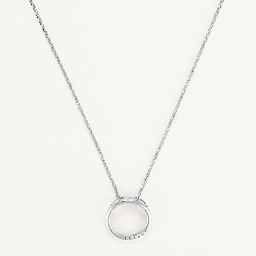 Women's 'Cercle' Pendant with chain