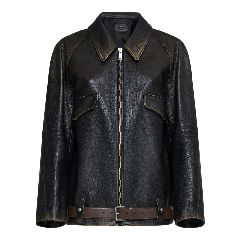 Veste en cuir 'Blouson' pour Femmes