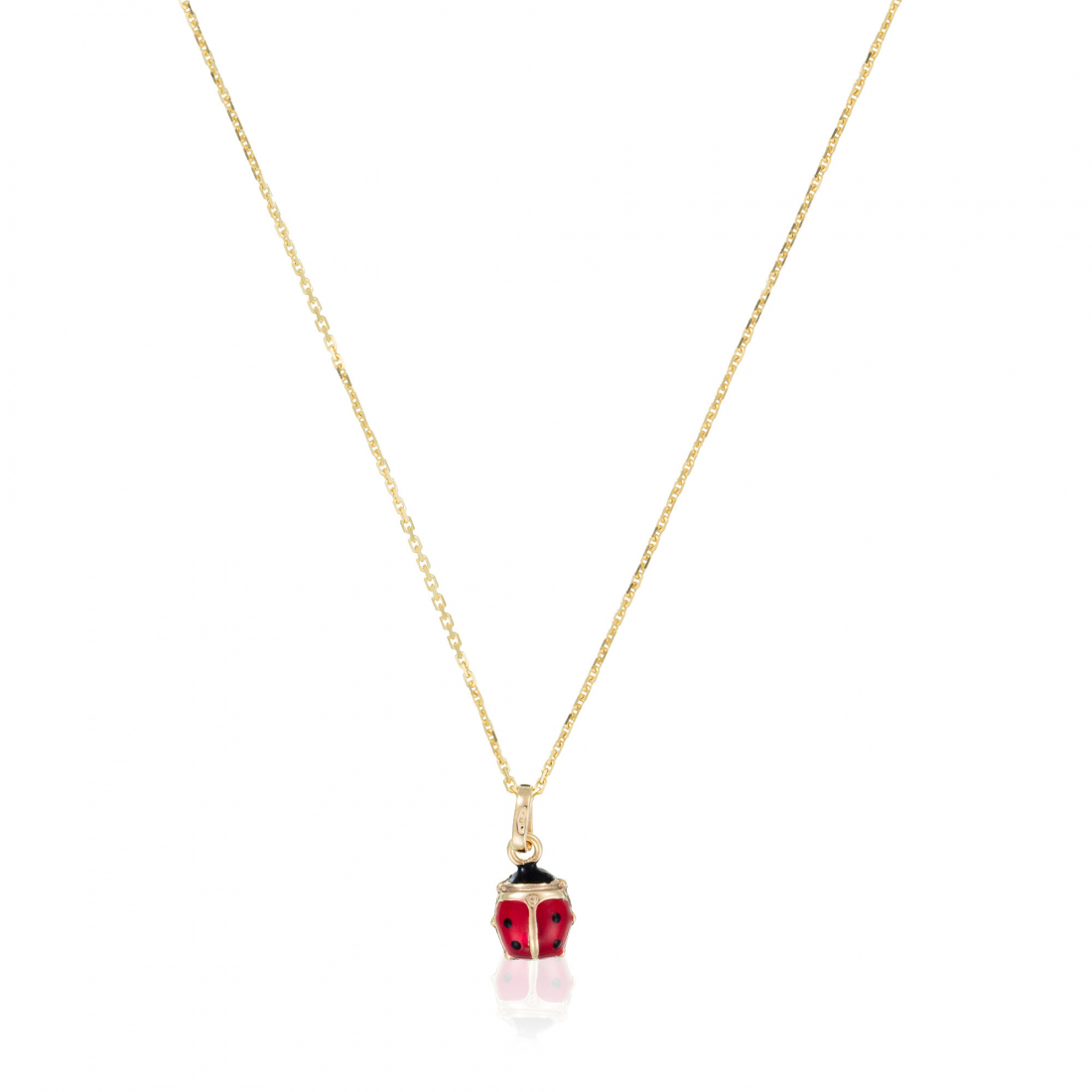 Pendentif sur chaine 'Coccinelle Jolie' pour Filles