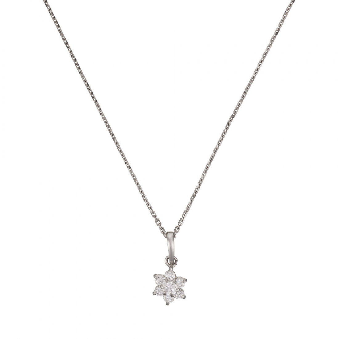 Women's 'Le Messager Blanc' Pendant with chain