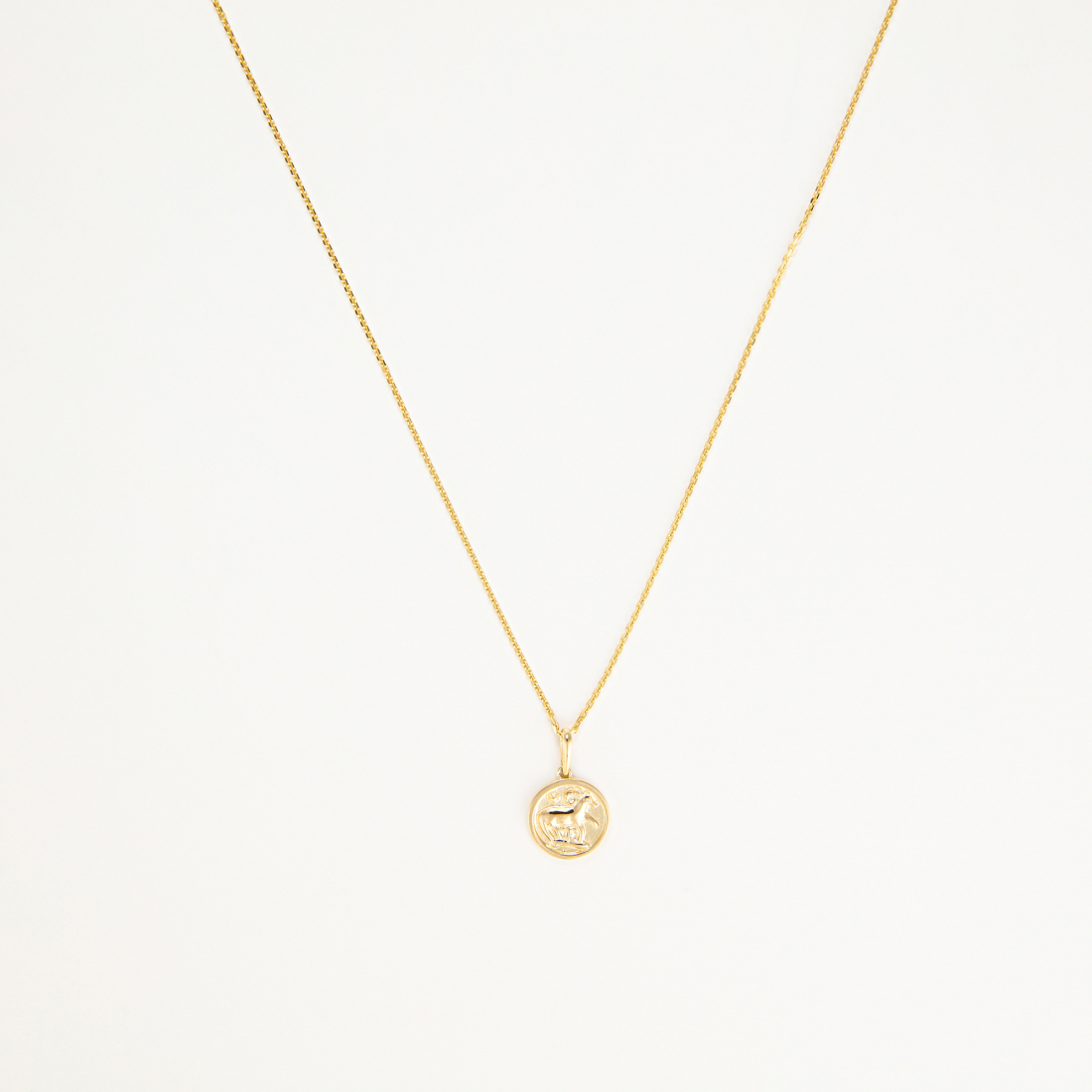 Pendentif sur chaine 'Bélier' pour Femmes