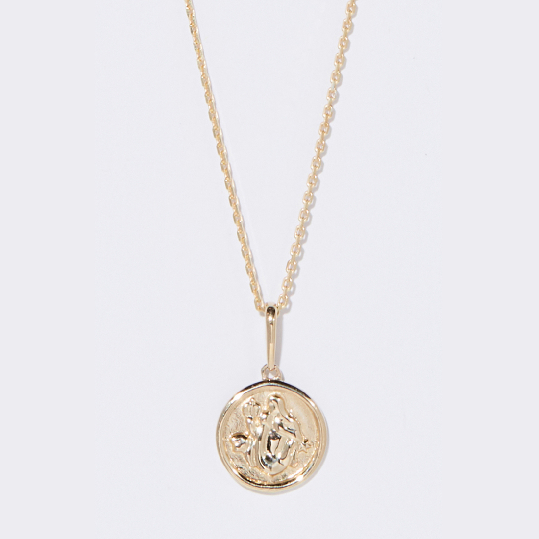 Pendentif sur chaine 'Vierge' pour Femmes