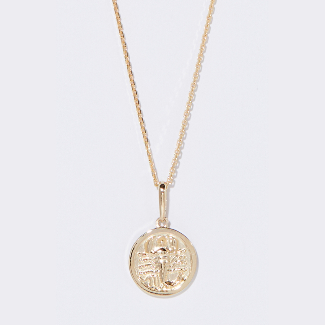 Pendentif sur chaine 'Scorpion' pour Femmes