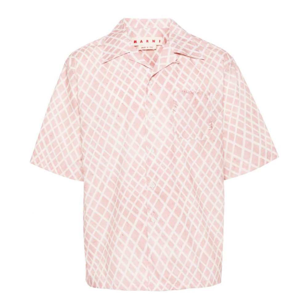 Chemise à manches courtes 'Landscapes-Print' pour Hommes