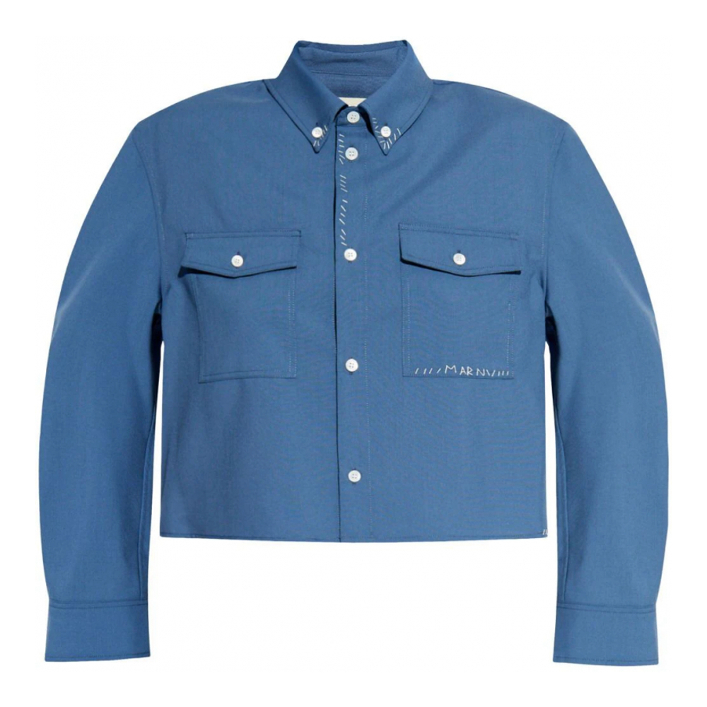 Chemise 'Logo-Embroidered' pour Femmes