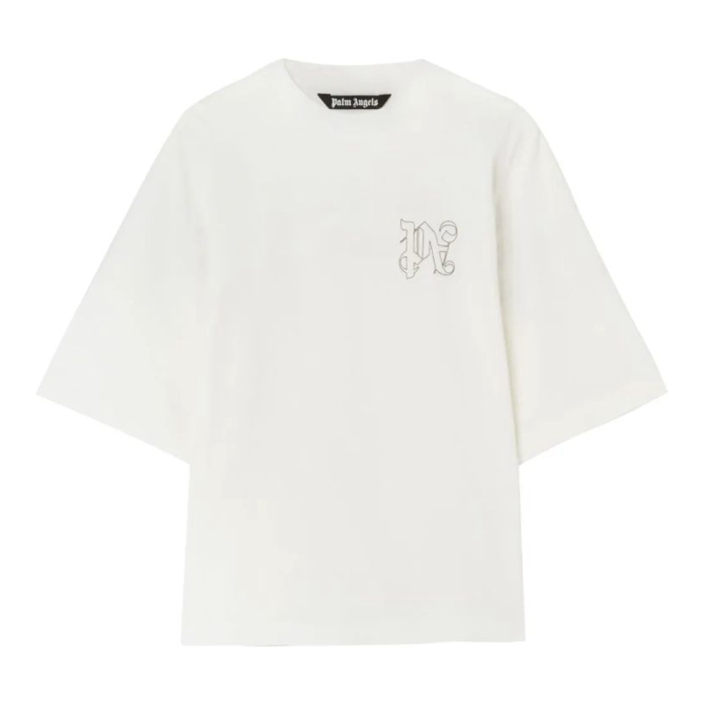 T-shirt 'Pa Monogram-Embroidered' pour Hommes