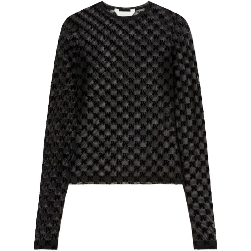 Top à manches longues 'Monogram-Pattern' pour Femmes
