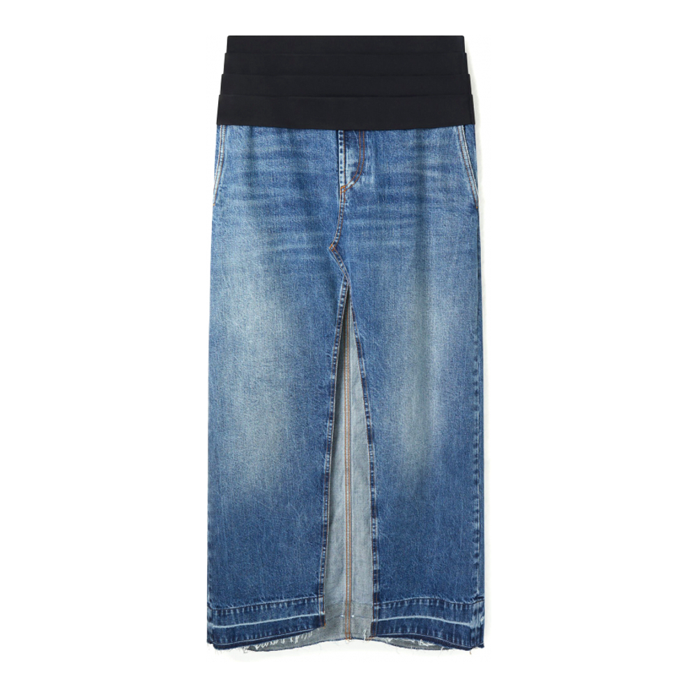 Jupe Maxi 'Tuxedo-Inspired' pour Femmes