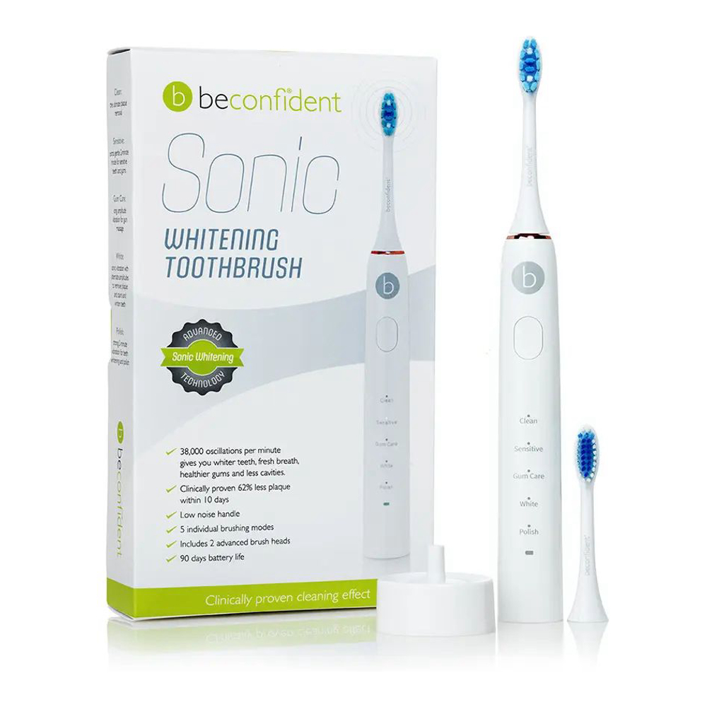 'Sonic Whitening' Electric Toothbrush - White/Rose Gold
