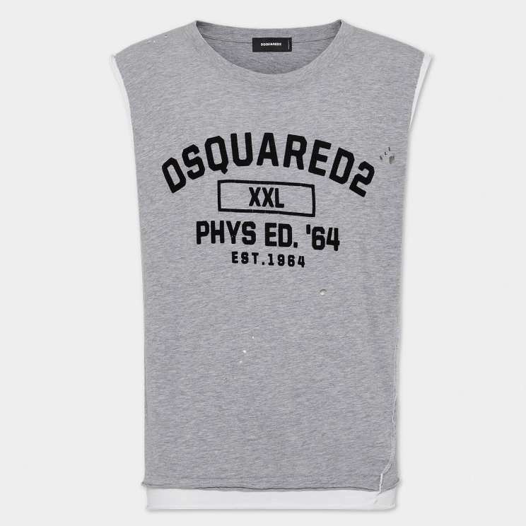 Débardeur 'Layered Logo-Print' pour Hommes