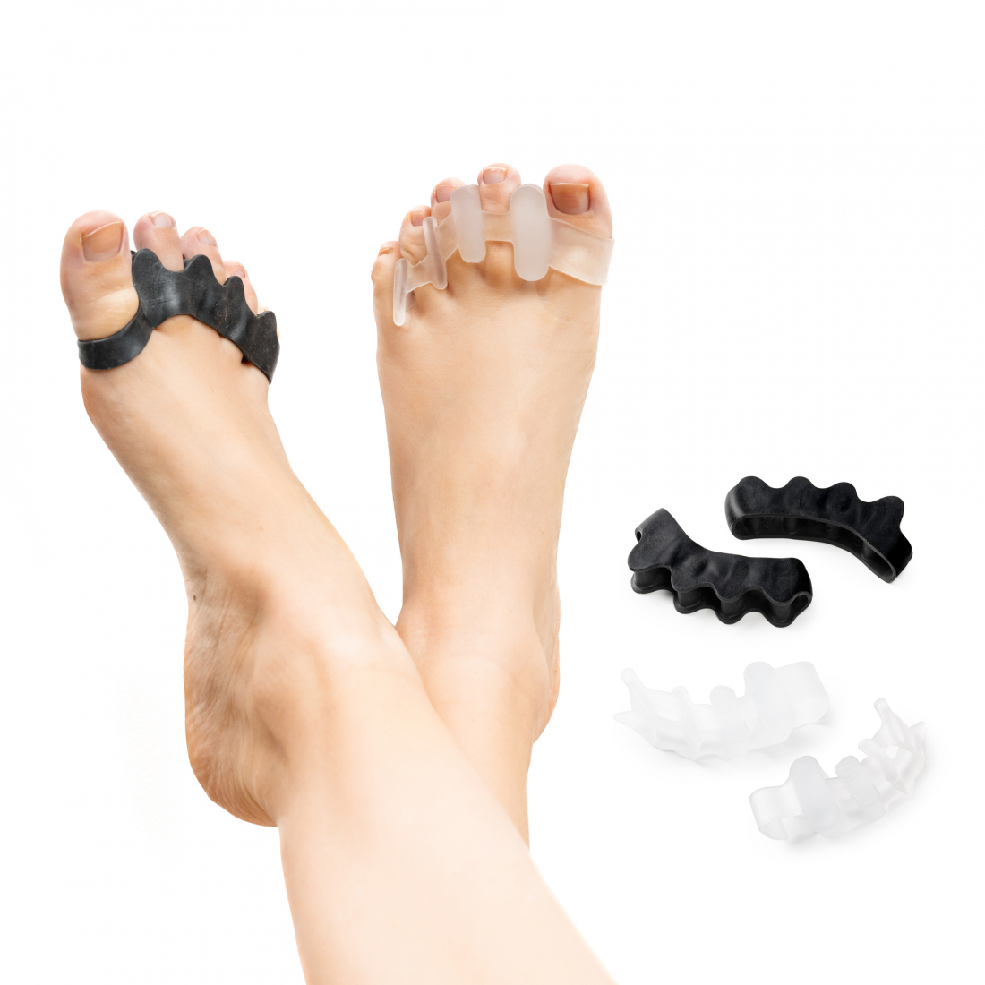 Toe Separators for Relaxation and Sport Toelax - 4 Pieces