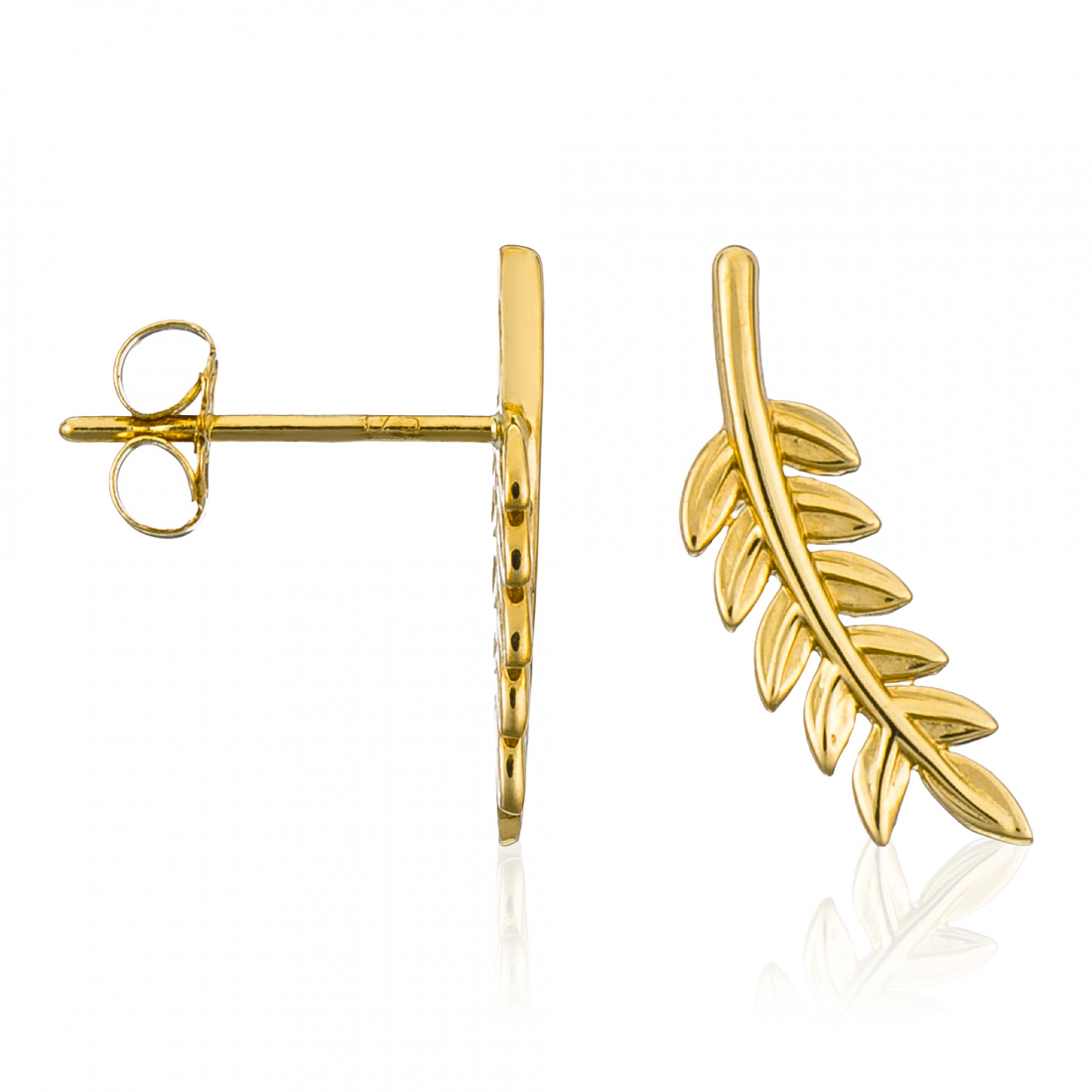 Women's 'Feuilles Grimpantes' Earrings