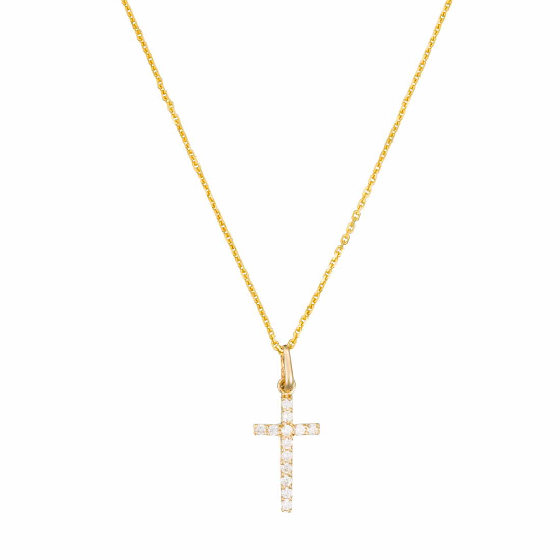 Pendentif sur chaine 'Croix Promise' pour Femmes