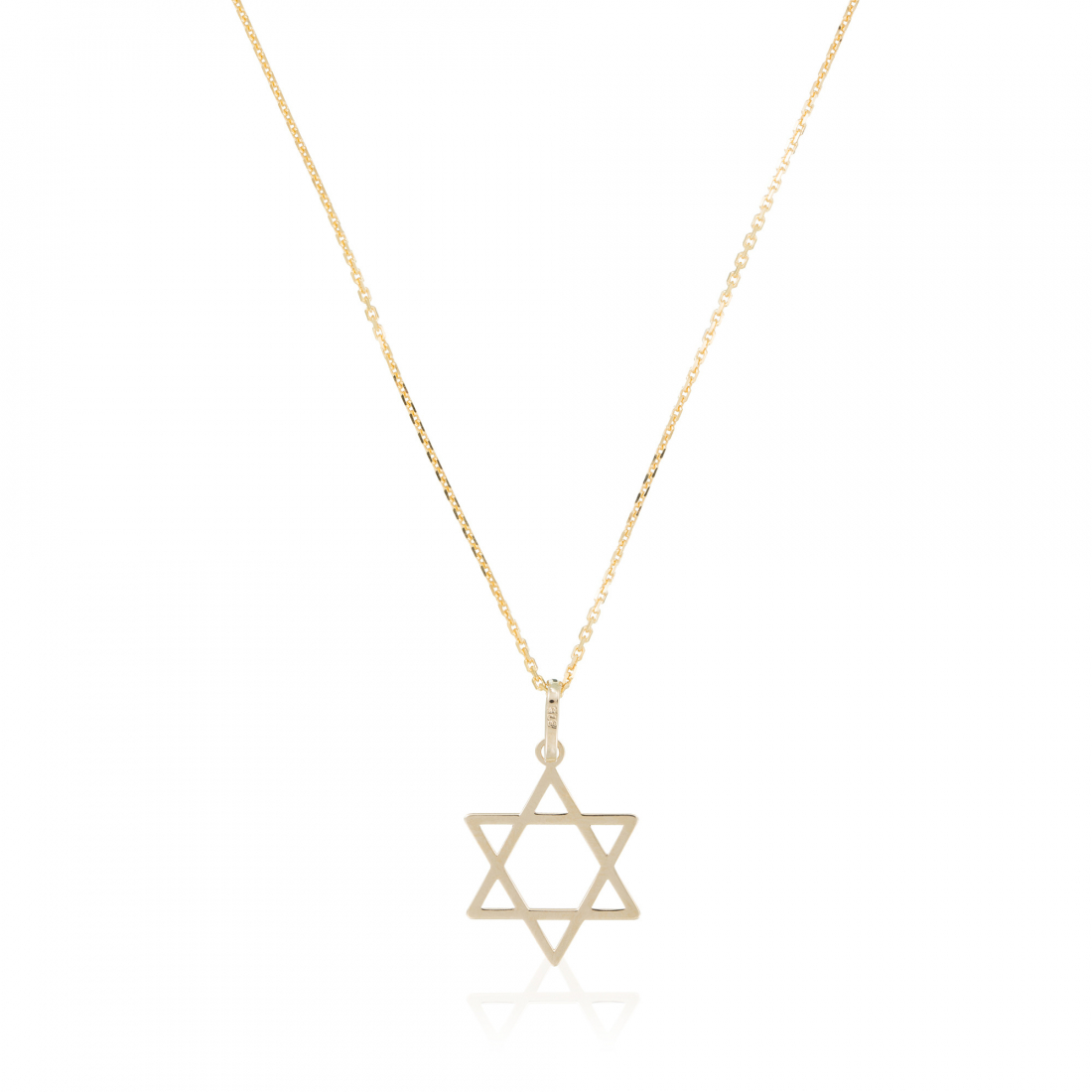 Pendentif sur chaine 'Etoile De David' pour Femmes