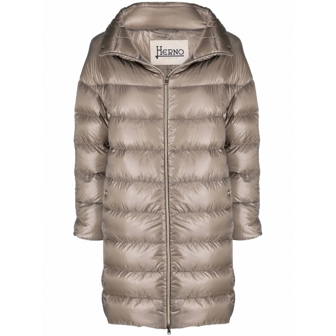 Manteau matelassé 'Down-Feather Mid-Length' pour Femmes