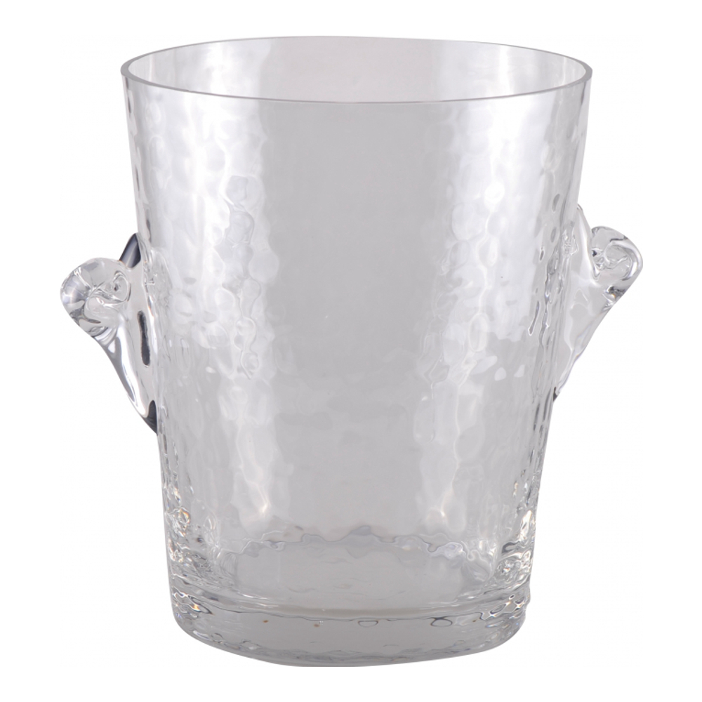Smoked Hammered Glass Champagne Bucket