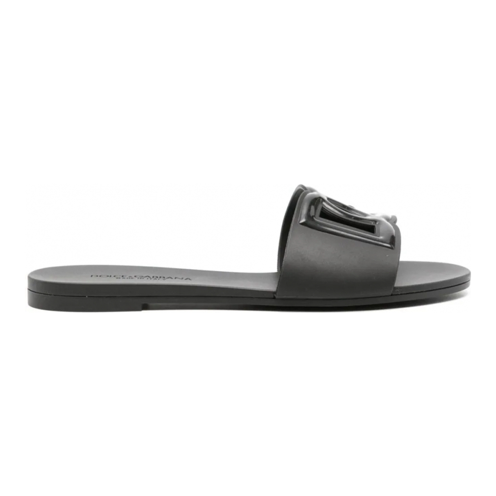 Women's 'Logo-Embossed Cut-Out' Slides