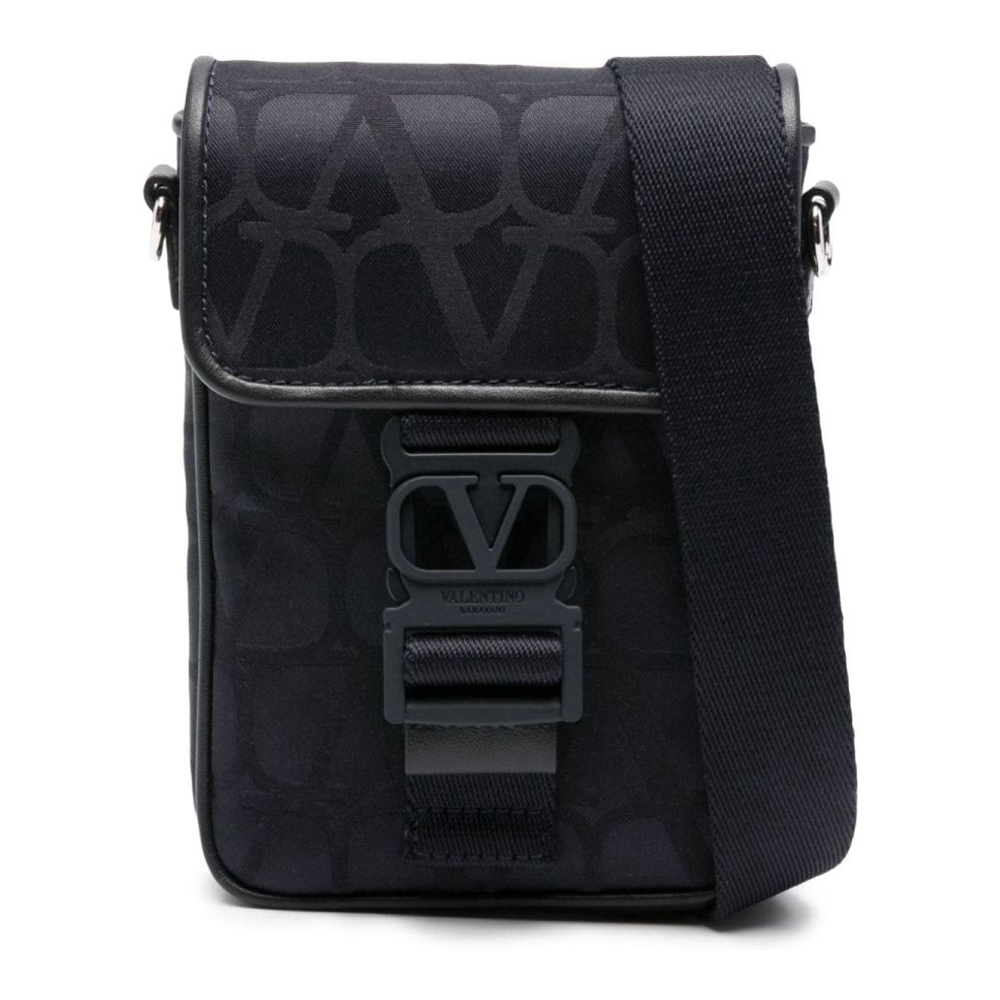 Men's 'Toile  Iconographe' Crossbody Phone Wallet