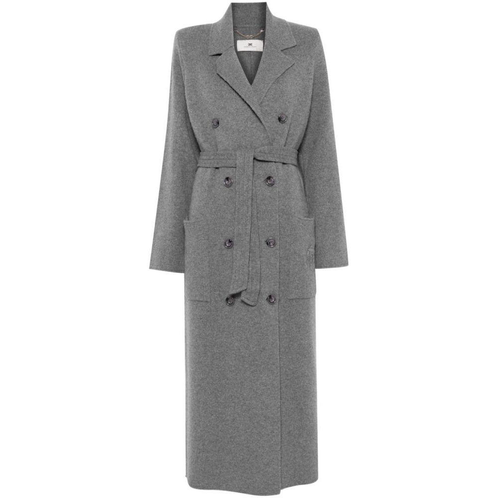 Manteau à ceinture 'Emblem-Embroidered' pour Femmes