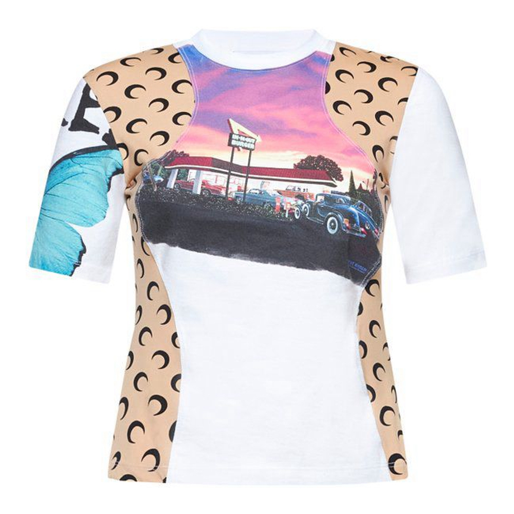 T-shirt 'Panelled Upcycled' pour Femmes