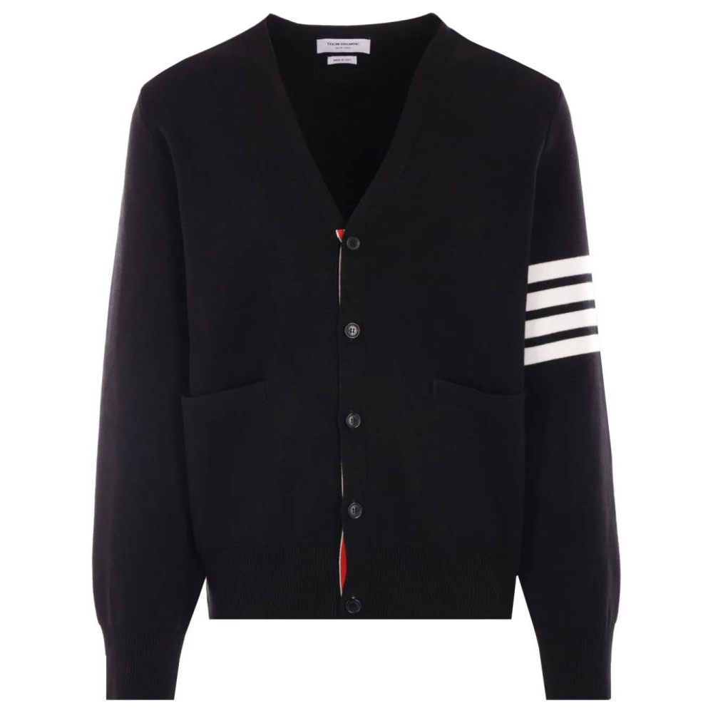 Men's 'Stripe-Detail' Cardigan