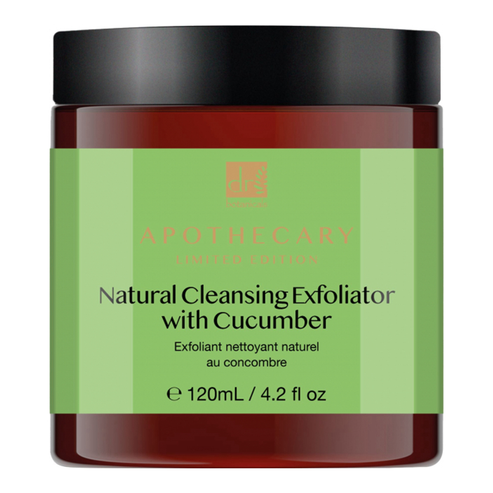 'Apothecary Natural Cleansing with Cucumber 120ml' Exfoliator für das Gesicht - 120 ml