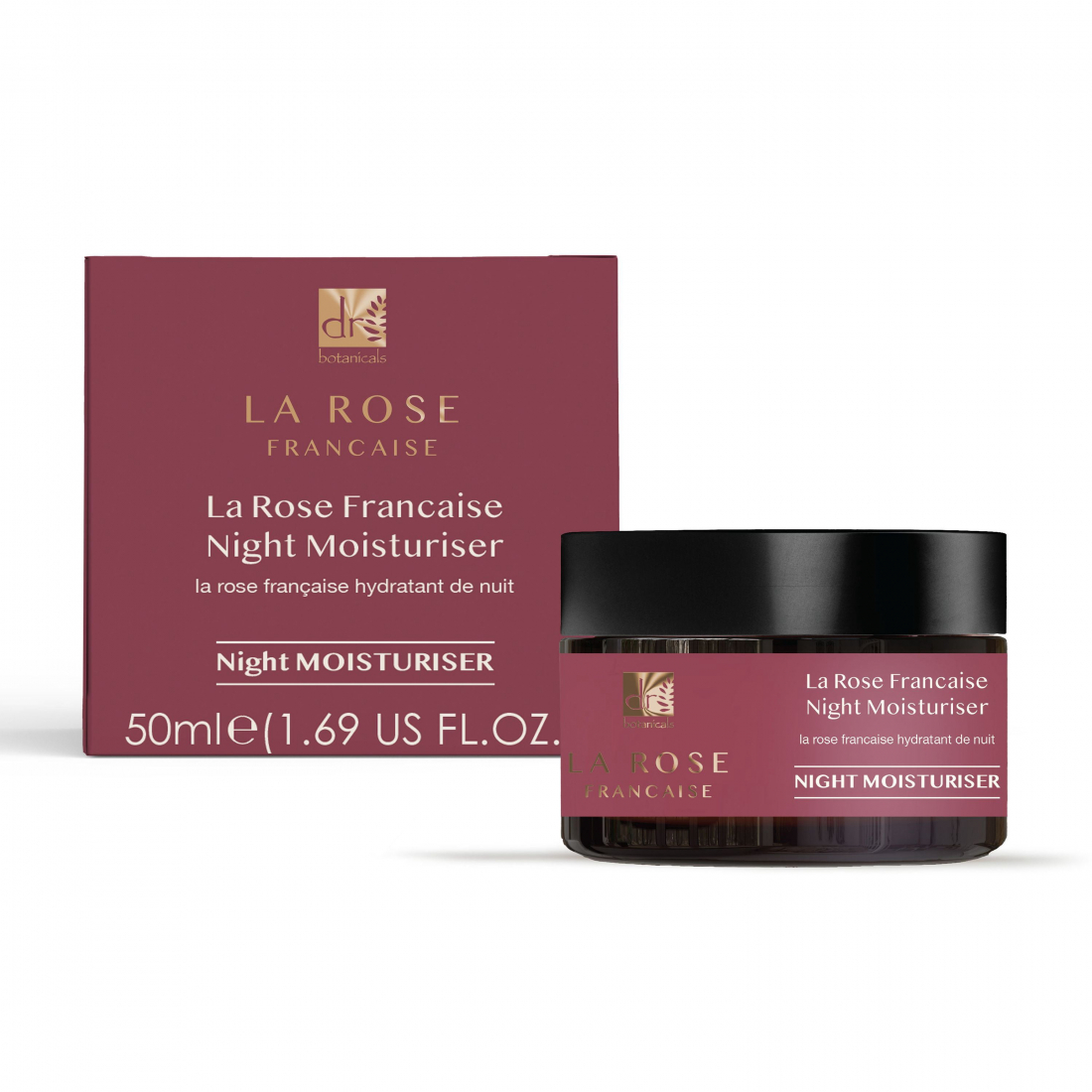 Hydratant de nuit 'La Rose Française' - 50 ml