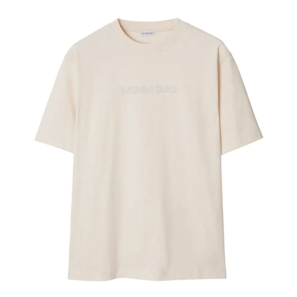 T-shirt 'Logo-Embroidered' pour Hommes