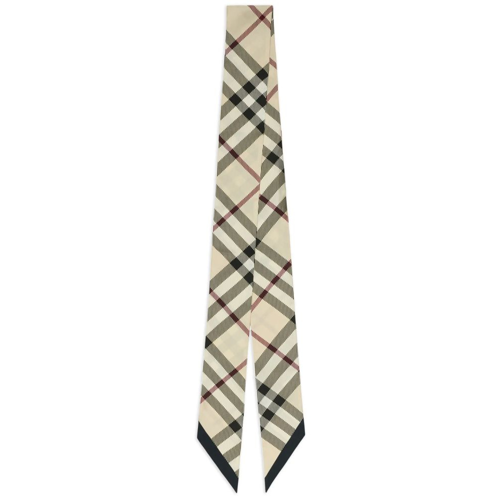 Women's 'Check' Silk Scarf