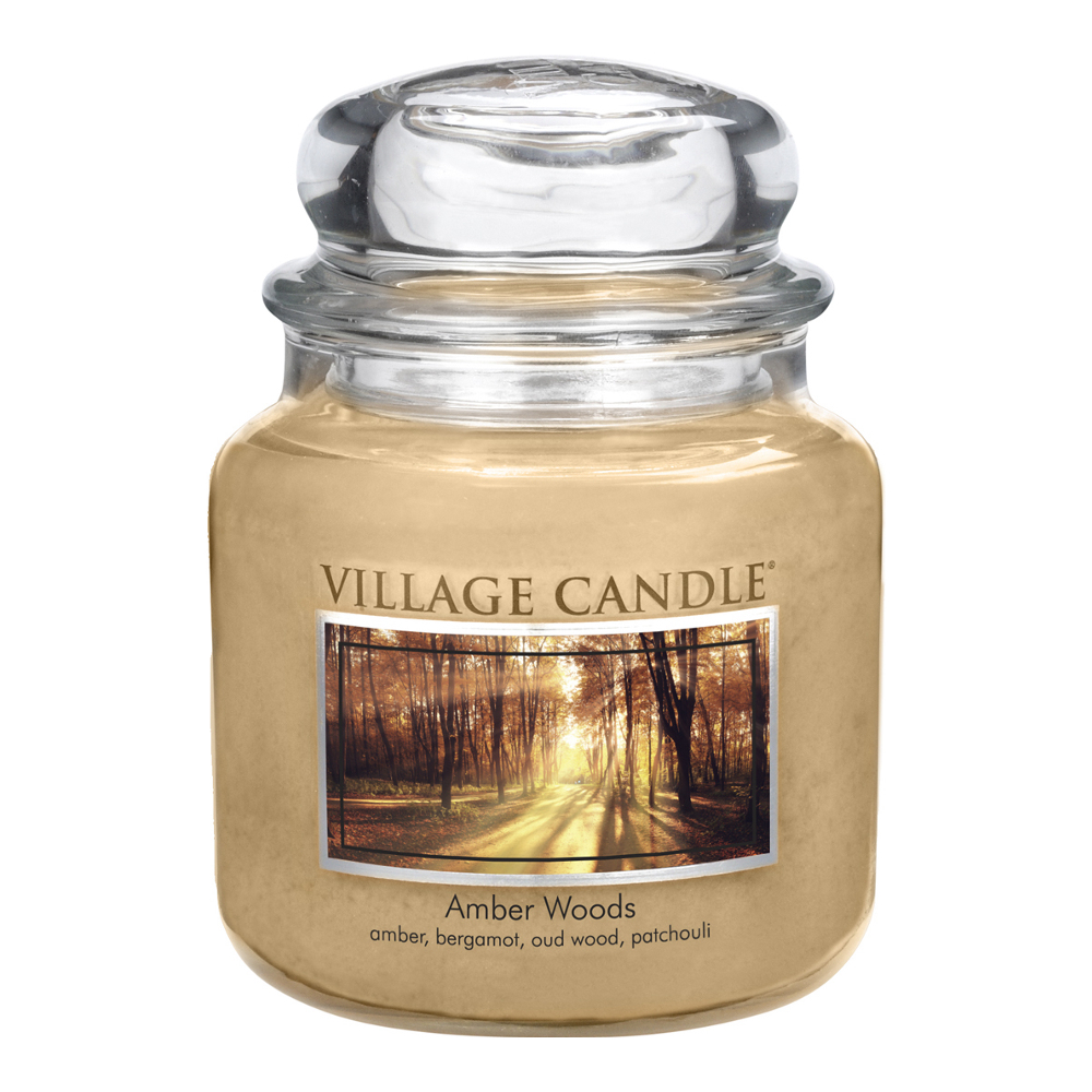 'Amber Woods' Scented Candle - 454 g