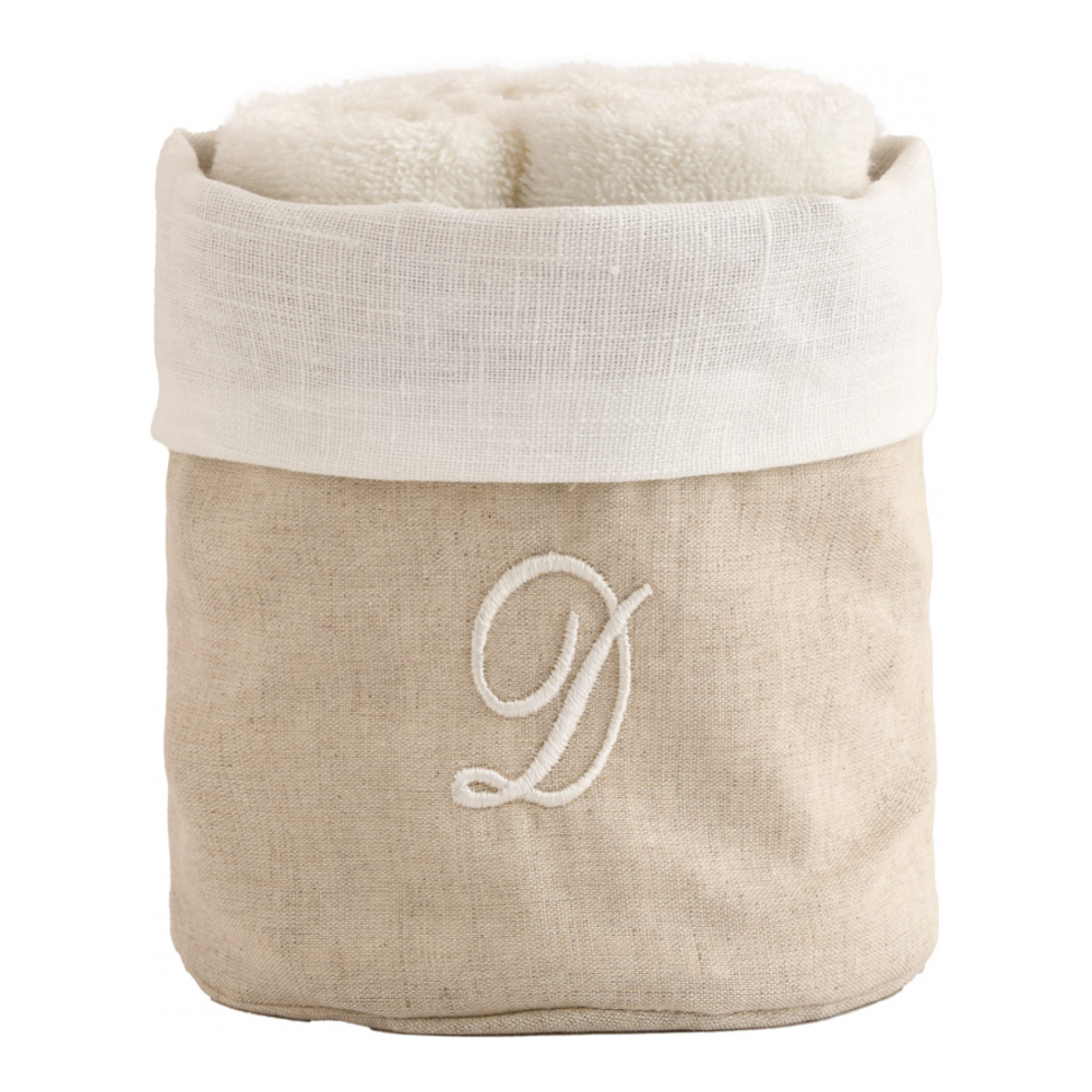 Zahra Basket + 4 Washcloths, D