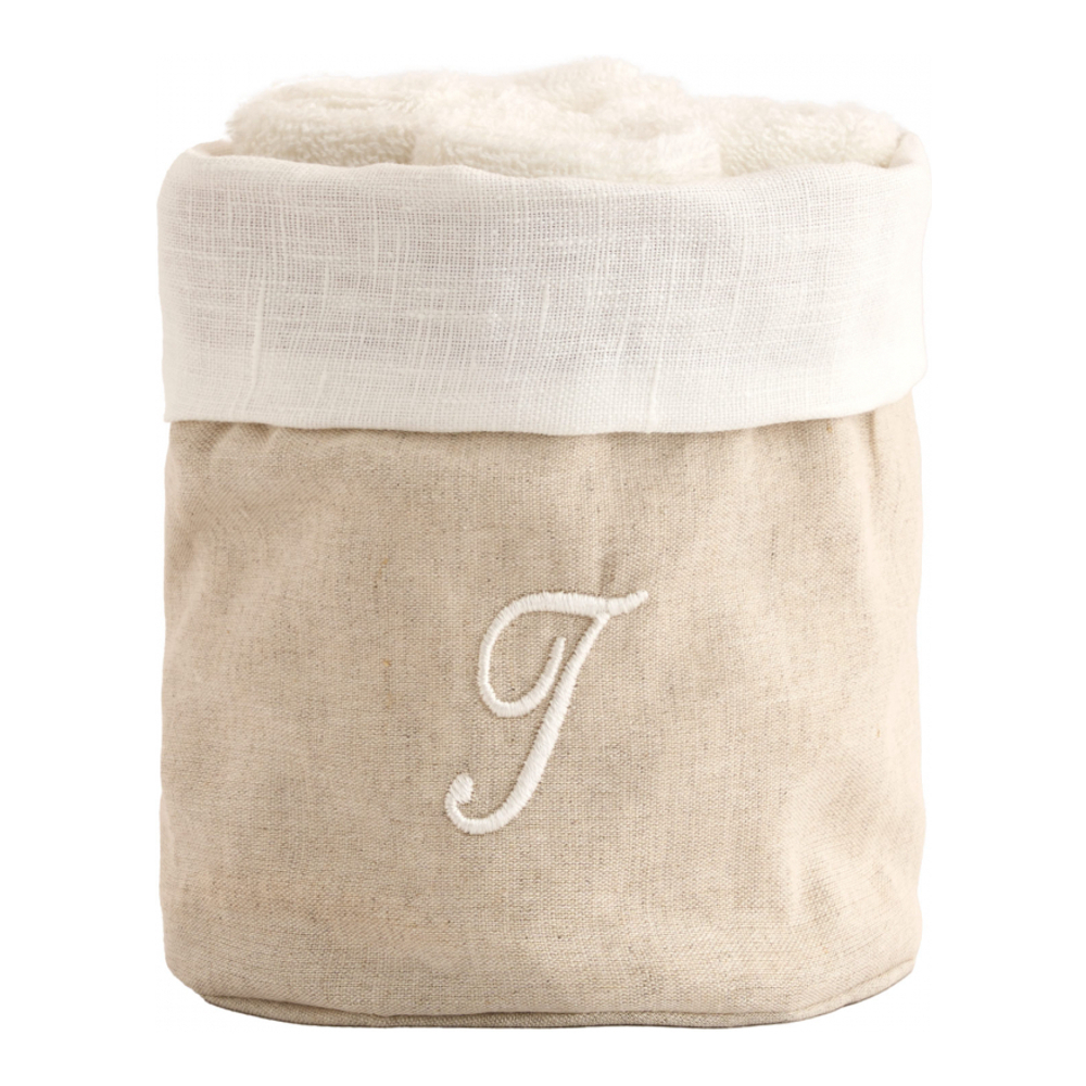 Zahra Basket + 4 Washcloths, I