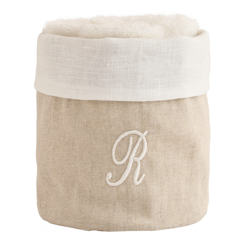 Zahra Basket + 4 Washcloths, R