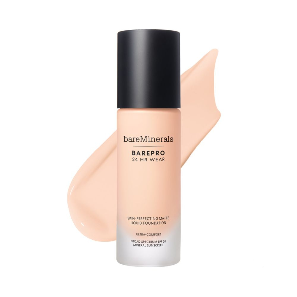 Fond de teint liquide 'BarePro 24Hr Skin-Perfecting Matte SPF20' - 10 Fair Neutral 30 ml
